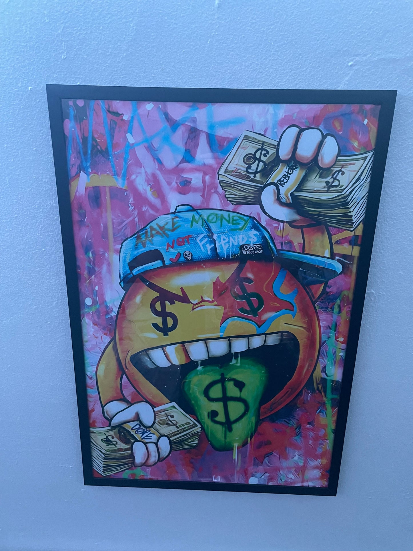 Framed Money Emoji