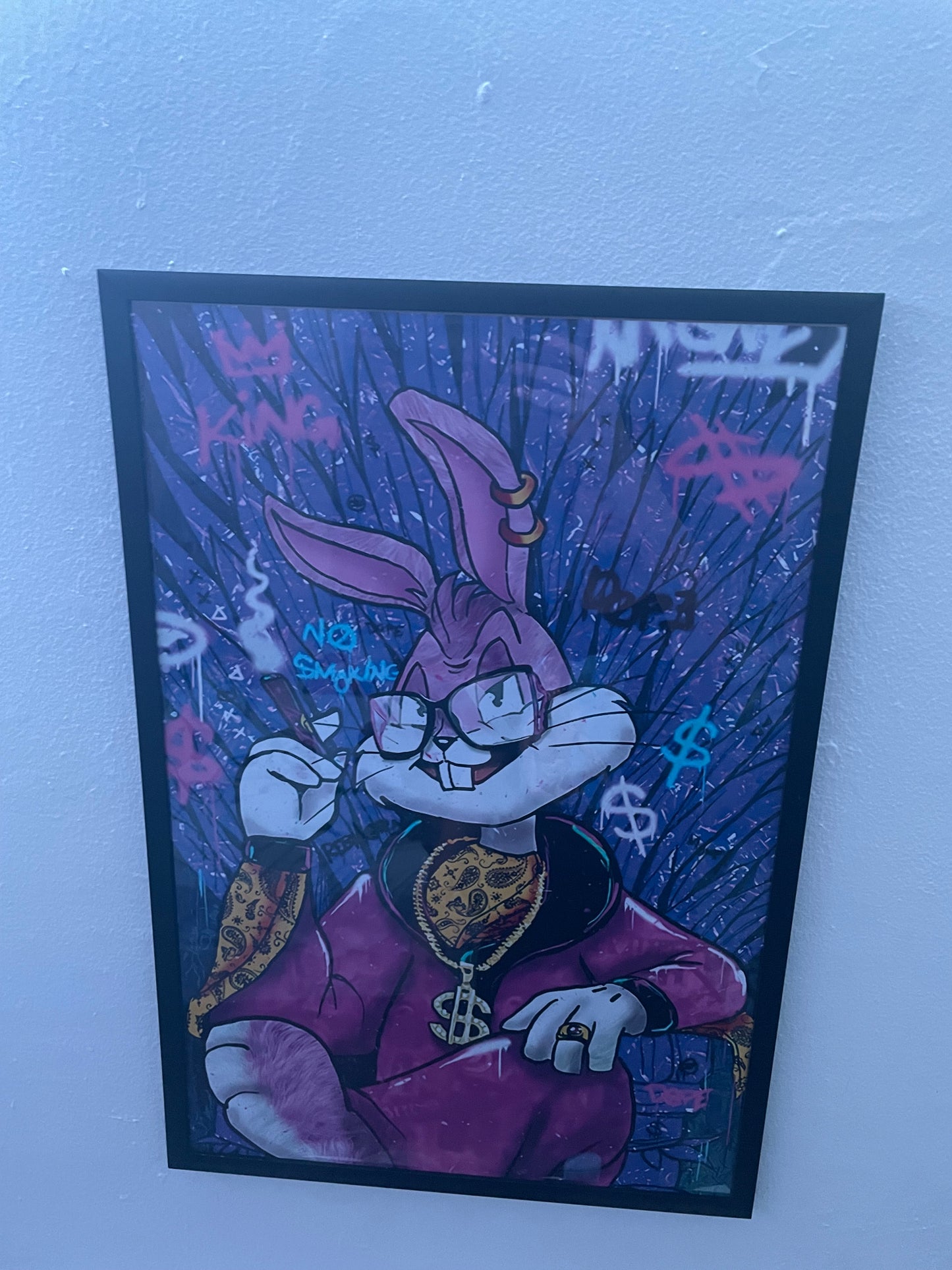 Framed Bugs Bunny Art