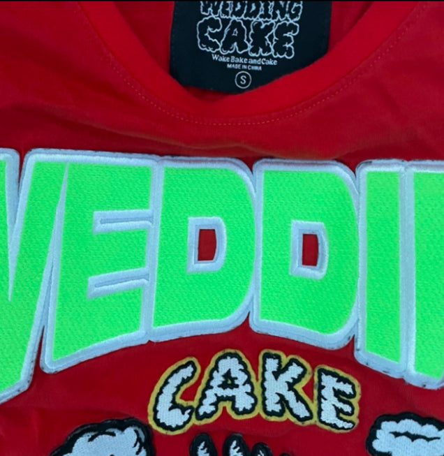 WEDDING CAKE Wake Bake And Cake Orange SMALL TEE Shirt (PREOWNED)