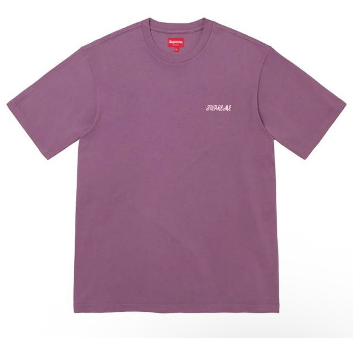 Supreme Purple Script SS Top